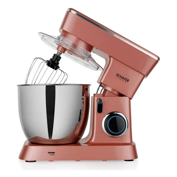 Schafer Prochef Master 1500 W 5 Lt Rose Gold Hamur Yoğurma Makinesi - Görsel 6