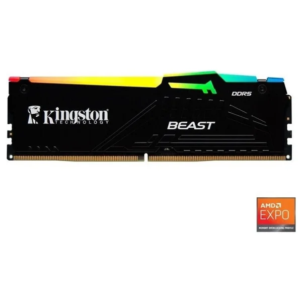 Kingston Fury Beast RGB 32 GB 6000 MHz Cl36 Kf560c36bbea/32 DDR5 RAM - Görsel 6