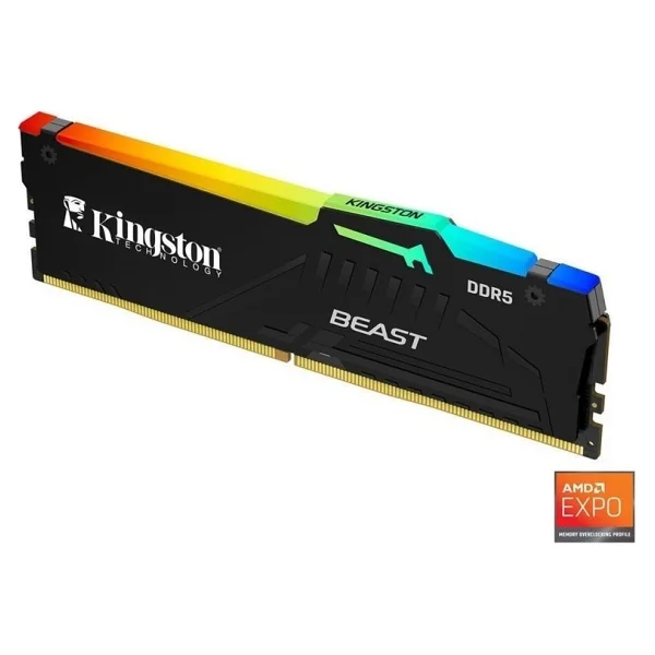 Kingston Fury Beast RGB 32 GB 6000 MHz Cl36 Kf560c36bbea/32 DDR5 RAM - Görsel 2