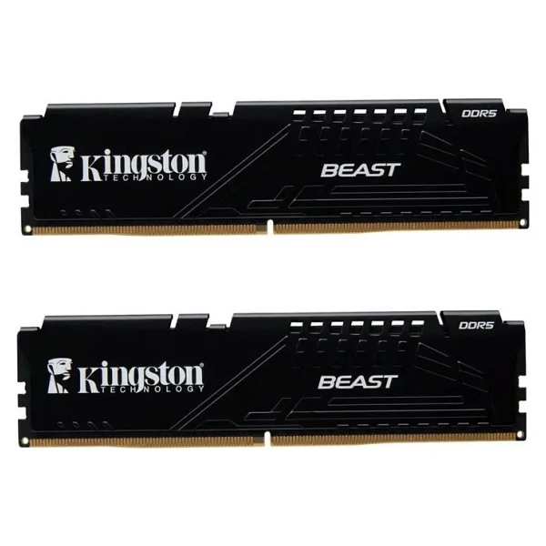 Kingston Beast Expo Black 32 GB (2x16) 6000 MHz Cl30 Kf560c30bbek2/32tr DDR5 RAM - Görsel 2