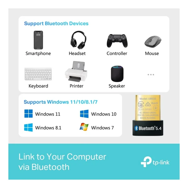 Tp-Link Ub500 5.0 Bluetooth Adaptör - Görsel 9
