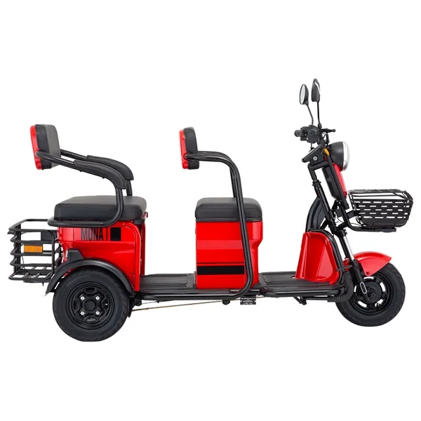 E-Mon Mona 1300 W 3 Tekerlekli Elektrikli Motosiklet Kırmızı - Görsel 2