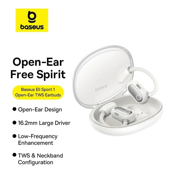 Baseus Eli Sport 1 TWS Open Ear Bluetooth Kulaklık - Görsel 3