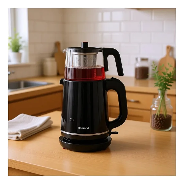 Homend Royaltea 1744h 1800 W Cam Demlikli Çay Makinesi - Görsel 8