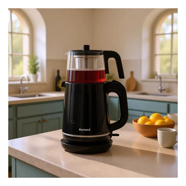 Homend Royaltea 1744h 1800 W Cam Demlikli Çay Makinesi - Görsel 9