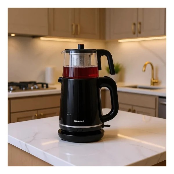 Homend Royaltea 1744h 1800 W Cam Demlikli Çay Makinesi - Görsel 10