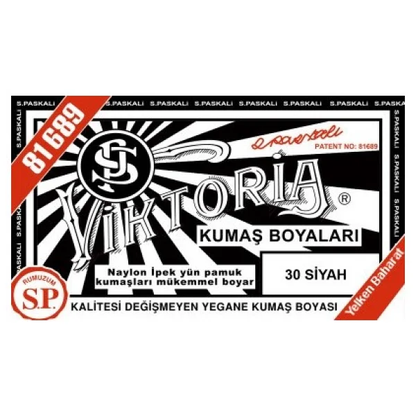 Viktoria Kumaş Boyası Koyu Mor - Görsel 5