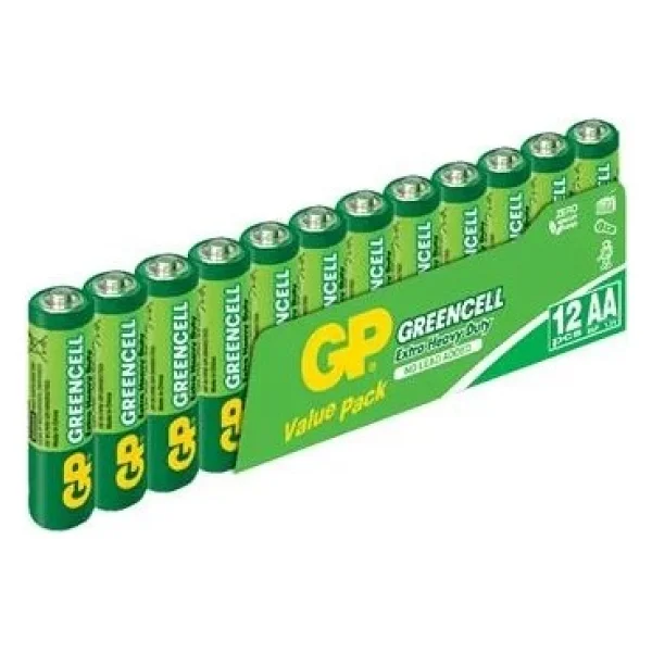Gp Greencell 15g R6 12'li Çinko Aa Kalem Pil - Görsel 9