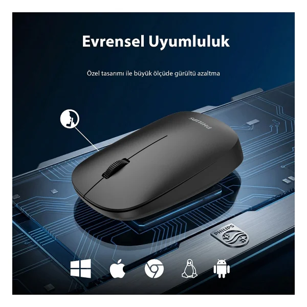 Philips Spk7438 Optik Kablosuz Mouse - Görsel 8