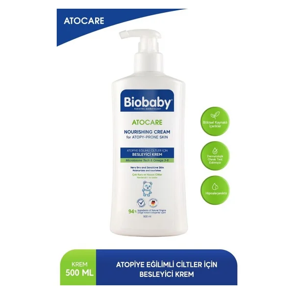 Biobaby Atocare Besleyici Krem 500 Ml - Görsel 8