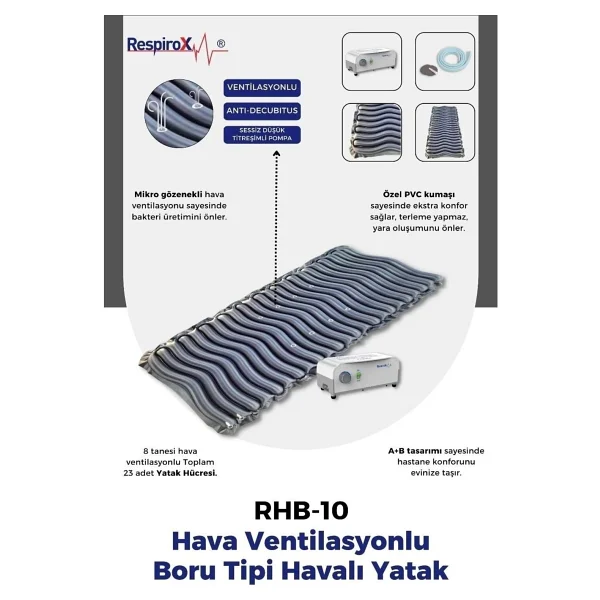 Respirox Rhb-01 Boru Tipi Havalı Yatak - Görsel 8