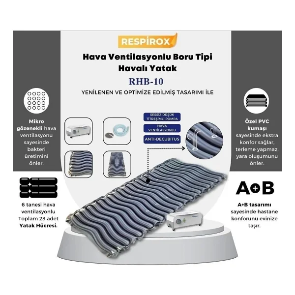Respirox Rhb-01 Boru Tipi Havalı Yatak - Görsel 10