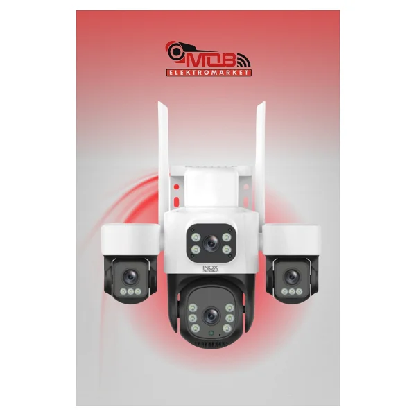 Inox Digital Inox-X113 Speed Dome 3 Mp Gece Görüşlü Ip Wi-Fi Güvenlik Kamerası - Görsel 3