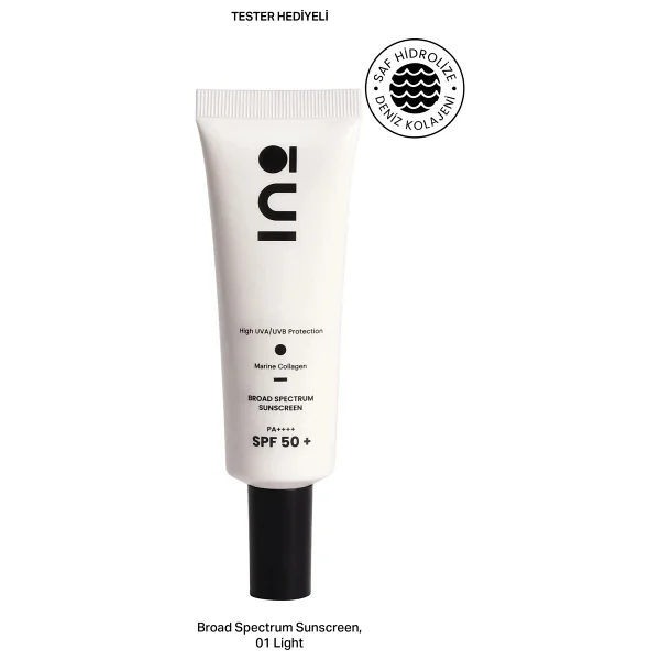 Ino Beauty Nemlendirici Güneş Kremi Spf+50 01 Light Cilt Tonu Eşitleyici (Saf Kolajen) - Görsel 7