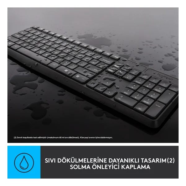 Logitech Mk235 920-007925 Kablosuz Klavye Mouse Seti - Görsel 5