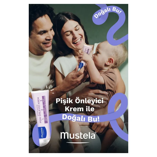 Mustela Bebek Pişik Önleyici Koruyucu Doğal Kökenli Bakım Kremi 50ml Seyahat Boy 10ml Hediyeli - Görsel 6