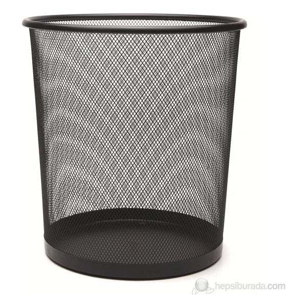 Mas 854 10 Lt Metal Tam Perforeli Gri Çöp Kovası - Görsel 6