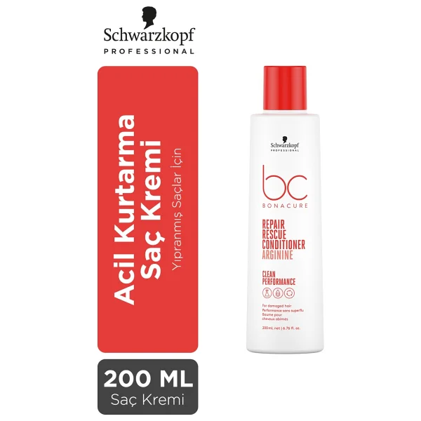 Schwarzkopf Bonacure Bc Clean Acil Kurtarma 200 ml Saç Kremi - Görsel 8