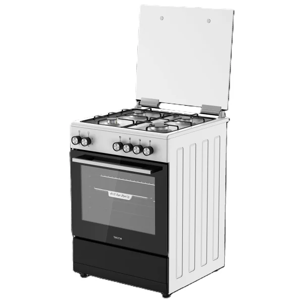Tecna Tf 604b Beyaz Tam Boy Ocaklı Fırın - Görsel 2