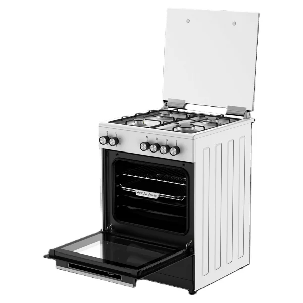 Tecna Tf 604b Beyaz Tam Boy Ocaklı Fırın - Görsel 3