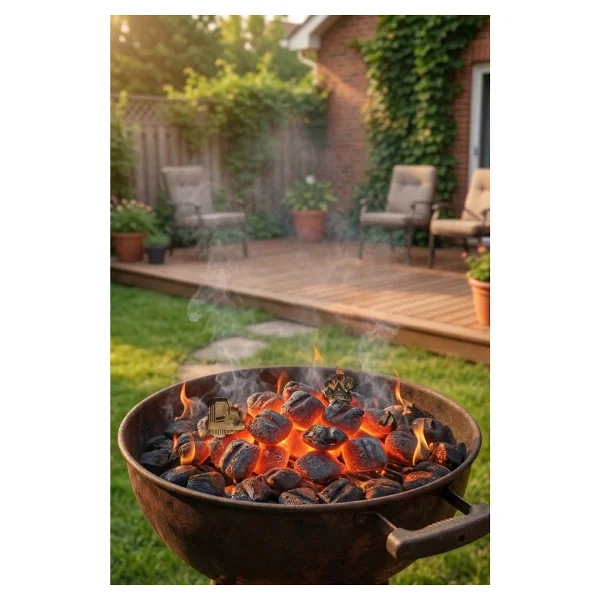 Barbeking Ateşle 1,5 Kg Mangal Kömürü (Yırt, Yak, Pişir) - Görsel 3
