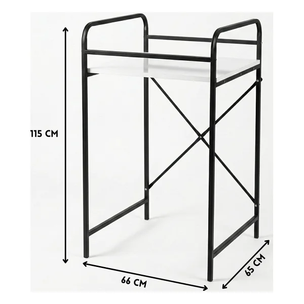 Goldfalez Çamaşır Makinesi Dolabı Raf Metal Düzenleyici Organizer 2 Katlı Banyo Rafı Çok Amaçlı Dolap 262 - Görsel 5