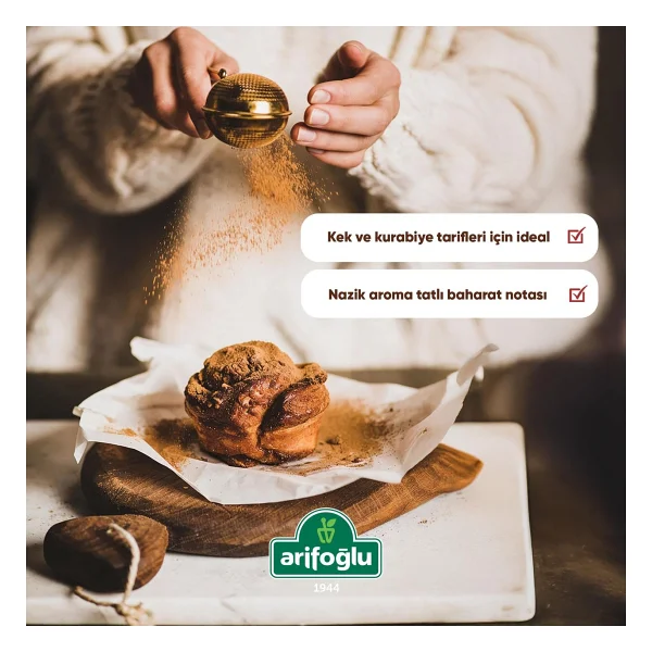 Arifoğlu Seylon Tarçın Toz 70 Gr. (Öğütülmüş) Glutensiz, %100 Doğal - Görsel 3