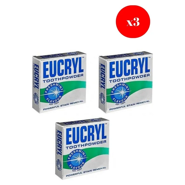 Eucryl Diş Beyazlatma Pastasi Original 50gr X3 Adet - Görsel 2