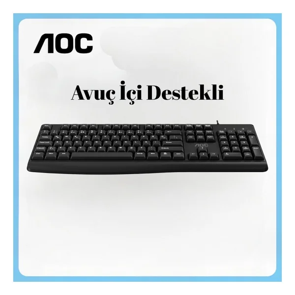 Aoc Kb120b-62 F Kablolu Klavye - Görsel 4