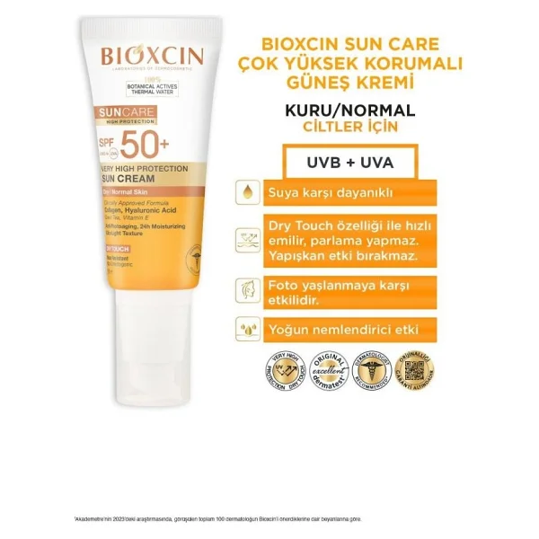 Bioxcin Sun Care Spf 50 Yüz Güneş Bakım Seti 50 Ml Kuru Ve Normal Cilt + Vücut Güneş Spreyi 200 Ml - Görsel 3
