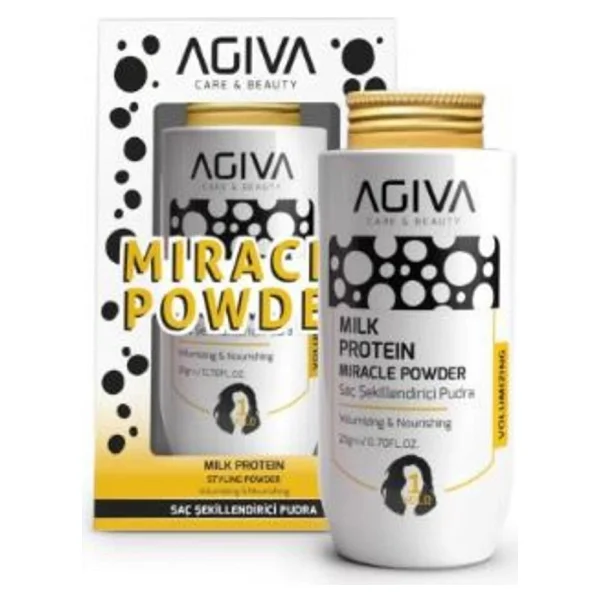 Agiva Milk Protein Miracle Şekillendirici 20 Gr Saç Pudrası - Görsel 7