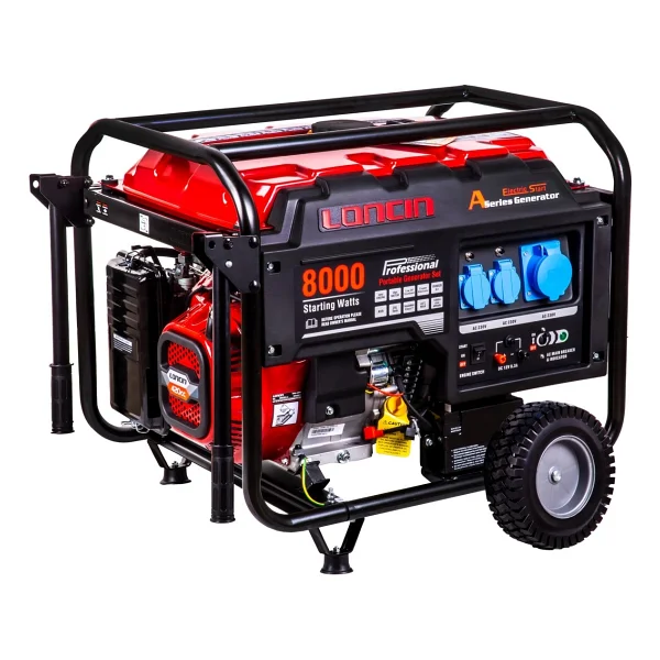 Loncin Lc8000d-A 8 Kva İpli/Marşlı Benzinli Jeneratör - Görsel 4