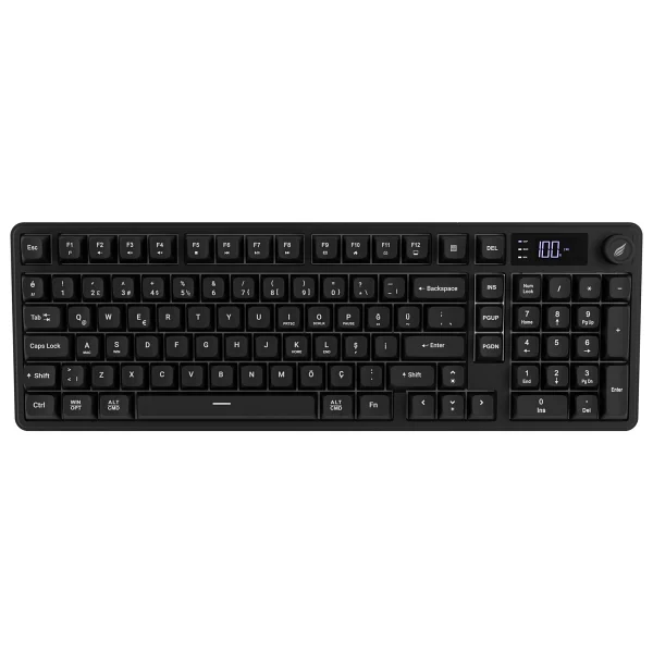 Hawk Gaming Hk258 Siyah RGB Membrane Switch Kablolu/Kablosuz Oyuncu Klavyesi - Görsel 4