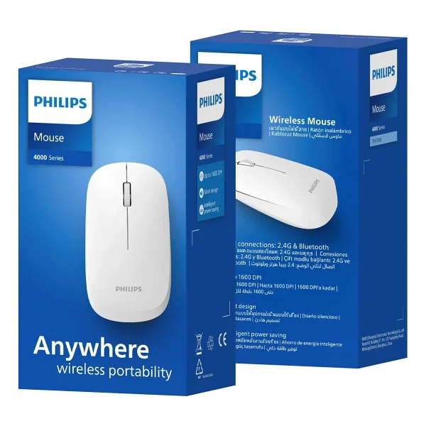 Philips Spk7438 Beyaz Optik Kablosuz Mouse - Görsel 10