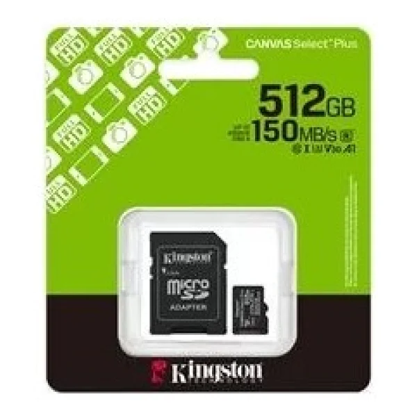 Kingston Canvas Select Plus Sdcs3/512gb Class 10 Uhs-I U3 A1 V30 512 GB Micro Sd Kart - Görsel 7
