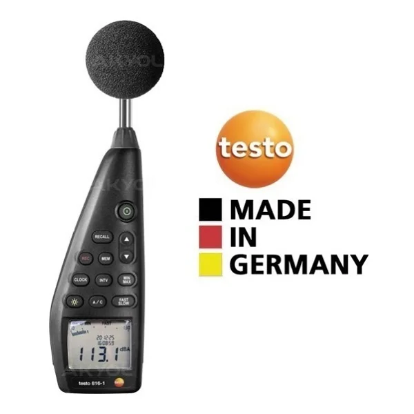 Testo 816-1 Desibel Ölçer - Görsel 5
