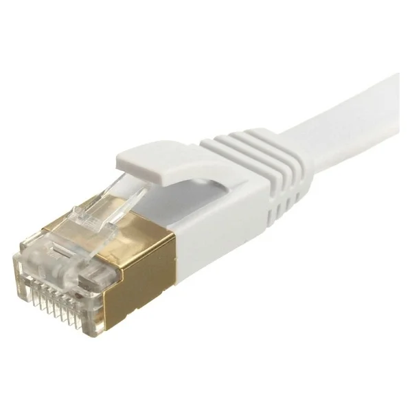 Alfais 4262 Cat7 Ethernet Rj45 Internet Kablosu 10 Metre Yassı 10gbps 600mhz - Görsel 2
