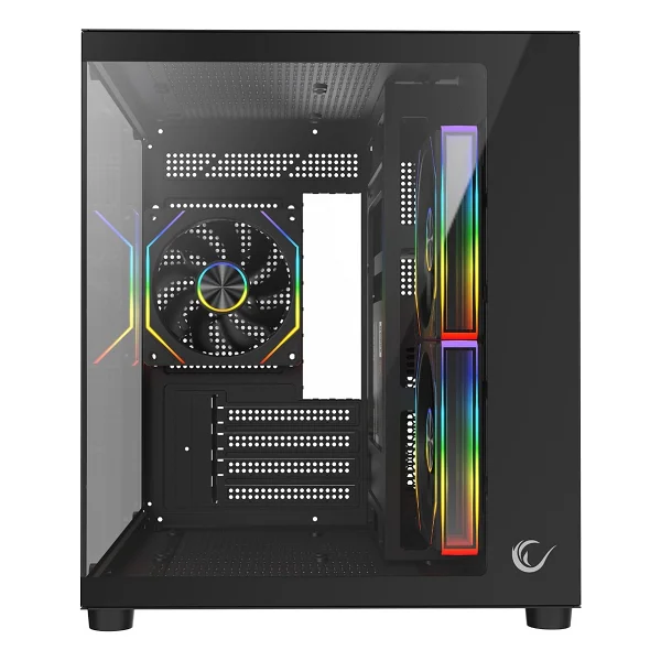 Rampage Lumid Argb Fanlı 650 W Micro Atx Oyuncu Kasası - Görsel 2