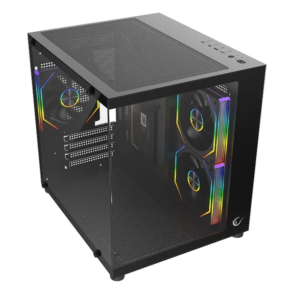 Rampage Lumid Argb Fanlı 650 W Micro Atx Oyuncu Kasası - Görsel 3