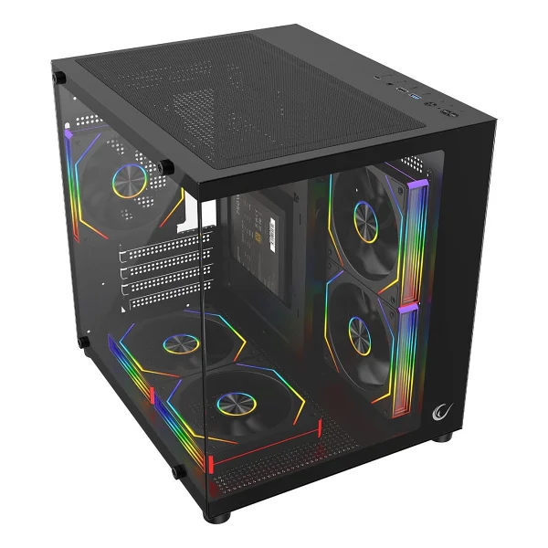 Rampage Lumid V2 Argb Fanlı 750 W Micro Atx Oyuncu Kasası - Görsel 3