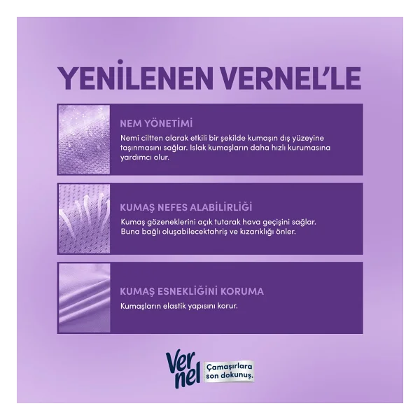 Vernel Max Taze Lavanta Yumuşatıcı 60 Yıkama 1.44 Lt - Görsel 4