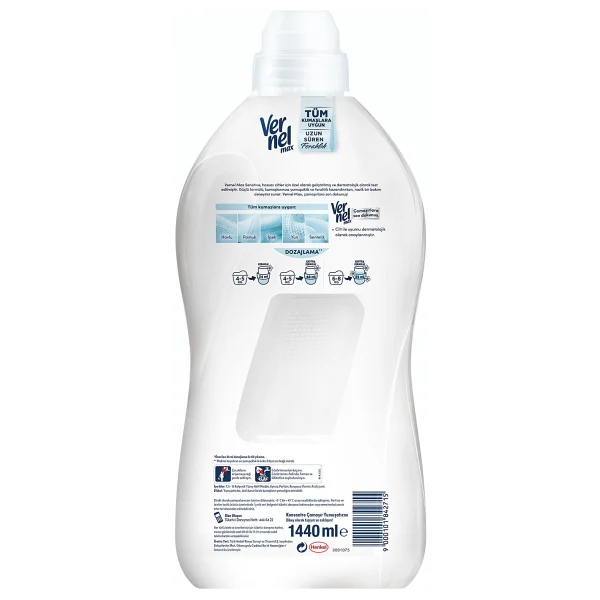 Vernel Max Sensitive Yumuşatıcı 60 Yıkama 1.44 Lt - Görsel 10
