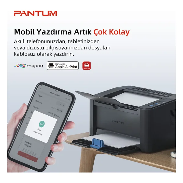 Pantum P2500w Wi-Fi Mono Lazer Yazıcı - Görsel 8