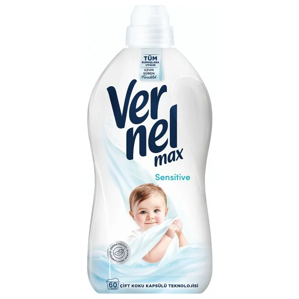 Vernel Max Sensitive Yumuşatıcı 60 Yıkama 1.44 Lt - Görsel 2
