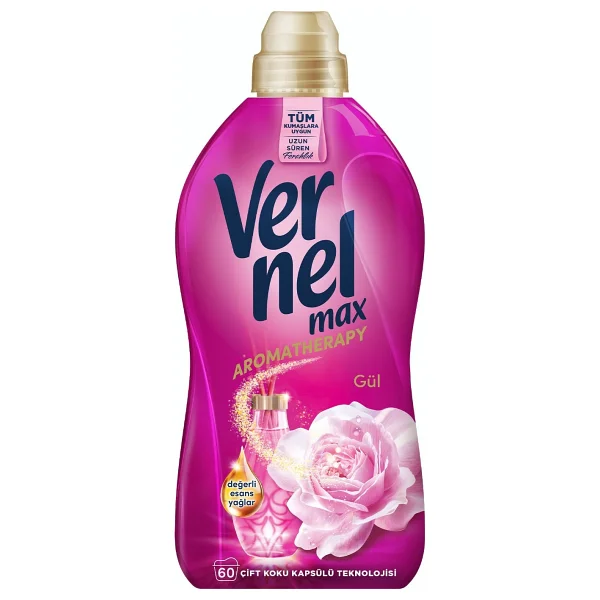 Vernel Max Taze Gül Yumuşatıcı 60 Yıkama 1.44 Lt - Görsel 2