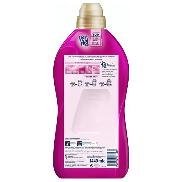 Vernel Max Taze Gül Yumuşatıcı 60 Yıkama 1.44 Lt - Görsel 10