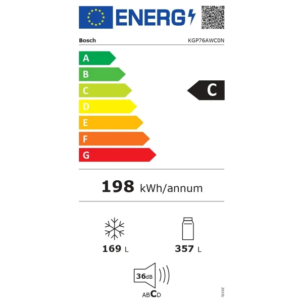 Bosch Kgp76awc0n Kombi No Frost Buzdolabı - Görsel 8