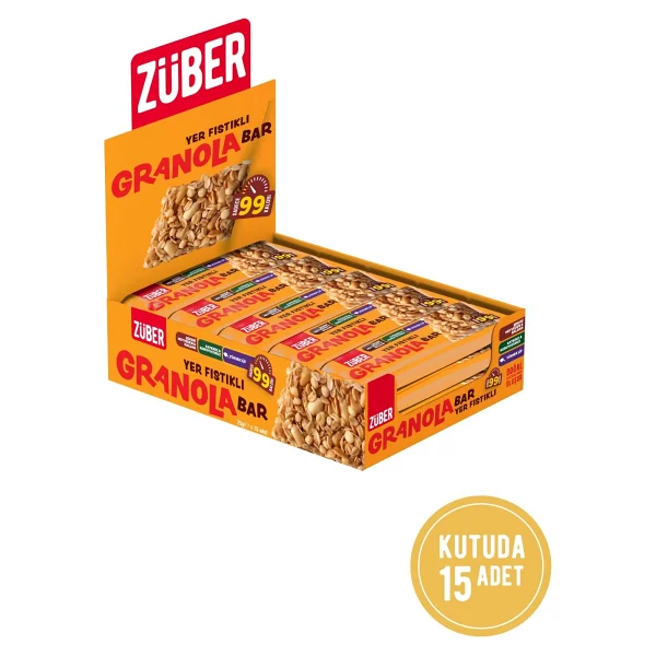 Züber Granola Bar 15x25 Gr - Görsel 8