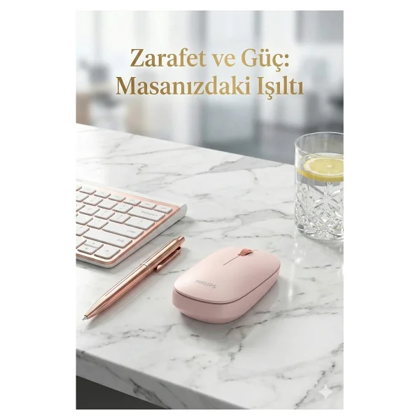 Philips Spk7438 Pembe Optik Kablosuz Mouse - Görsel 8