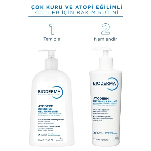 Bioderma Atoderm Intensive 500 Ml Nemlendirici Balm - Görsel 3